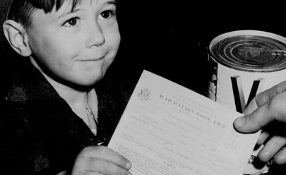 Boy with Ration Book