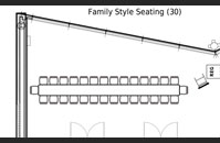 American Sector Atrium Family Seating 30PAX