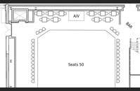 BB's Stage Door Canteen Level 2 Theater Seating