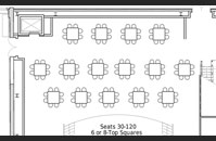 BB's Stage Door Canteen Max Squares Seated